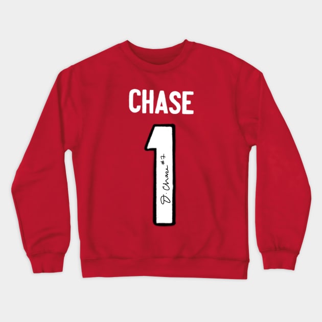 Ja'marr Chase 1 Crewneck Sweatshirt by ris kingdom